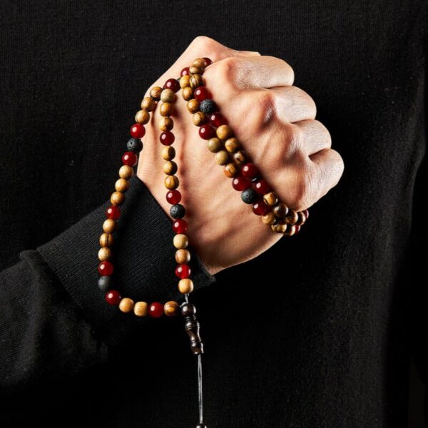 Pulsera Tasbih Islámica de Aqiq Auténtico - Clube Boss