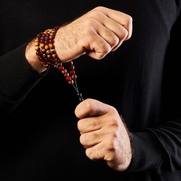 Pulsera Tasbih Islámica de Aqiq Auténtico - Clube Boss