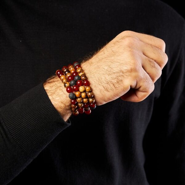 Pulsera Tasbih Islámica de Aqiq Auténtico - Clube Boss