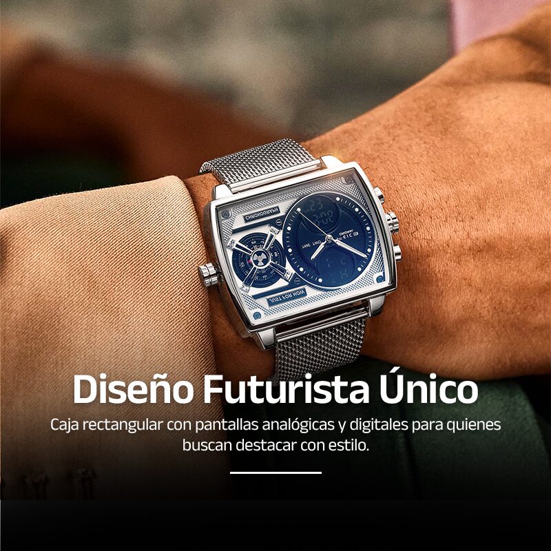 Reloj Masculino Futuristic Matrix - Clube Boss