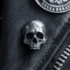 Broche Vintage de Calavera Estilo Motero - Clube Boss