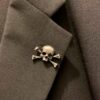 Broche Vintage de Calavera Estilo Motero - Clube Boss