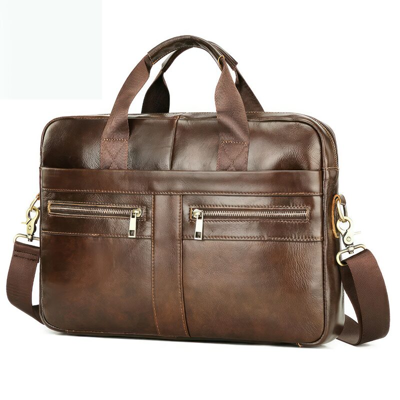 Maletín Ejecutivo de Cuero Genuino LeatherPrime - Clube Boss
