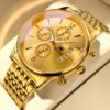 Reloj Masculino Gold Quartz - Clube Boss