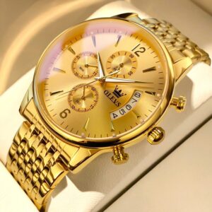 Reloj Masculino Gold Quartz - Clube Boss
