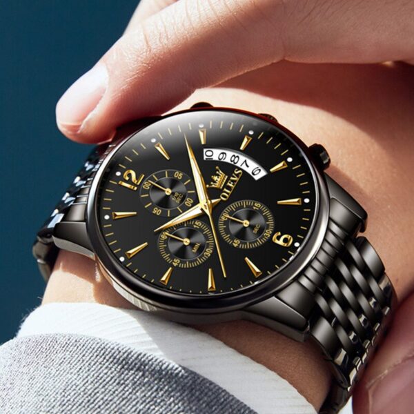 Reloj Masculino Gold Quartz - Clube Boss