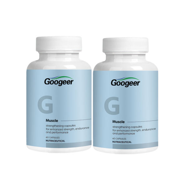 Googeer Muscle Pure Lion’s Mane Caps - Potenciado con Moringa, Tongkat Ali y Aceite de Hígado de Bacalao (60 caps.)