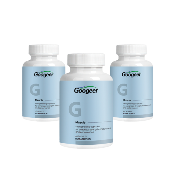 Googeer Muscle Pure Lion’s Mane Caps - Potenciado con Moringa, Tongkat Ali y Aceite de Hígado de Bacalao (60 caps.)