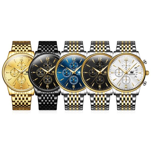 Reloj Masculino Gold Quartz - Clube Boss