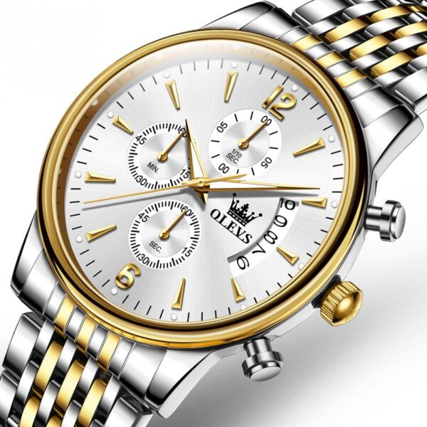 Reloj Masculino Gold Quartz - Clube Boss