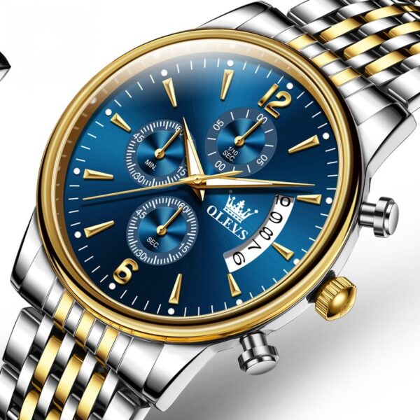 Reloj Masculino Gold Quartz - Clube Boss