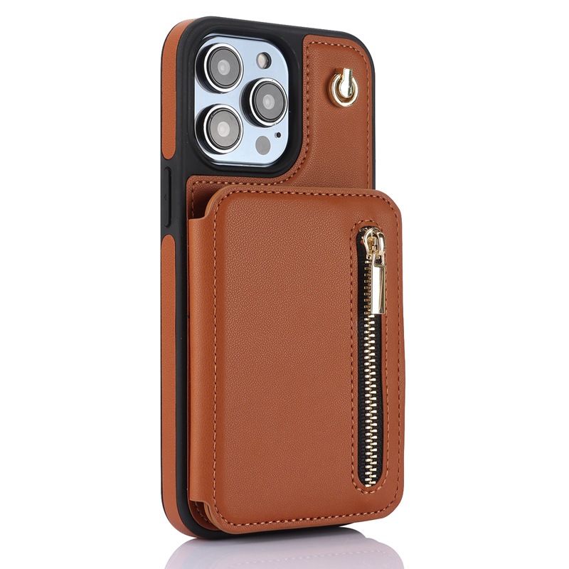 Funda iPhone Wallet Trace de Cuero Auténtico con Cartera Premium - Clube Boss
